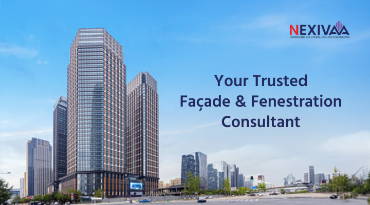 Nexivaa façade and fenestration consulting services for sustainable and modern building designs in India.