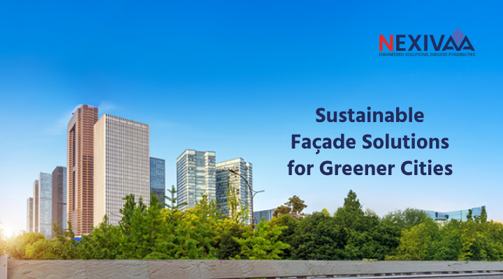 Energy-efficient, sustainable façade design by Nexivaa for modern buildings