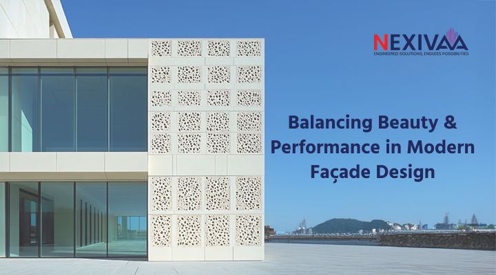 Nexivaa showcases modern commercial façade design excellence through aesthetic and energy-efficient architectural solutions