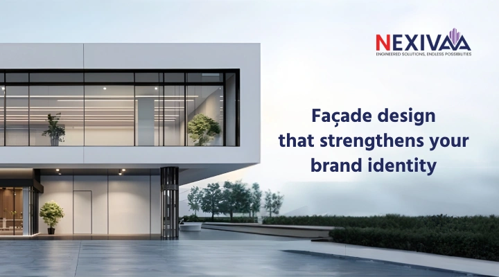 Impactful commercial façade branding by Nexivaa
