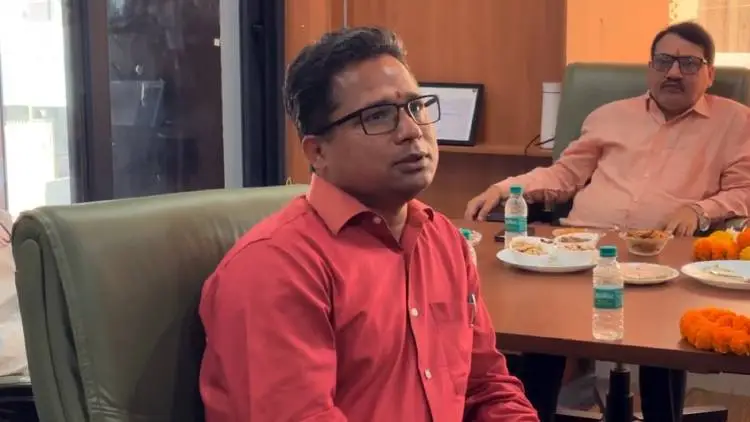 Naveen Karki at Nexivaa inauguration Greater Noida office opening façade company