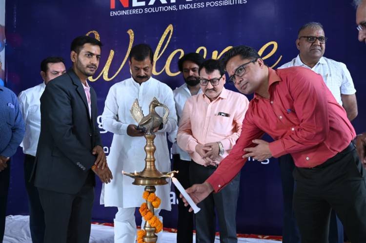 Nexivaa inauguration lamp lighting ceremony, Greater Noida office opening